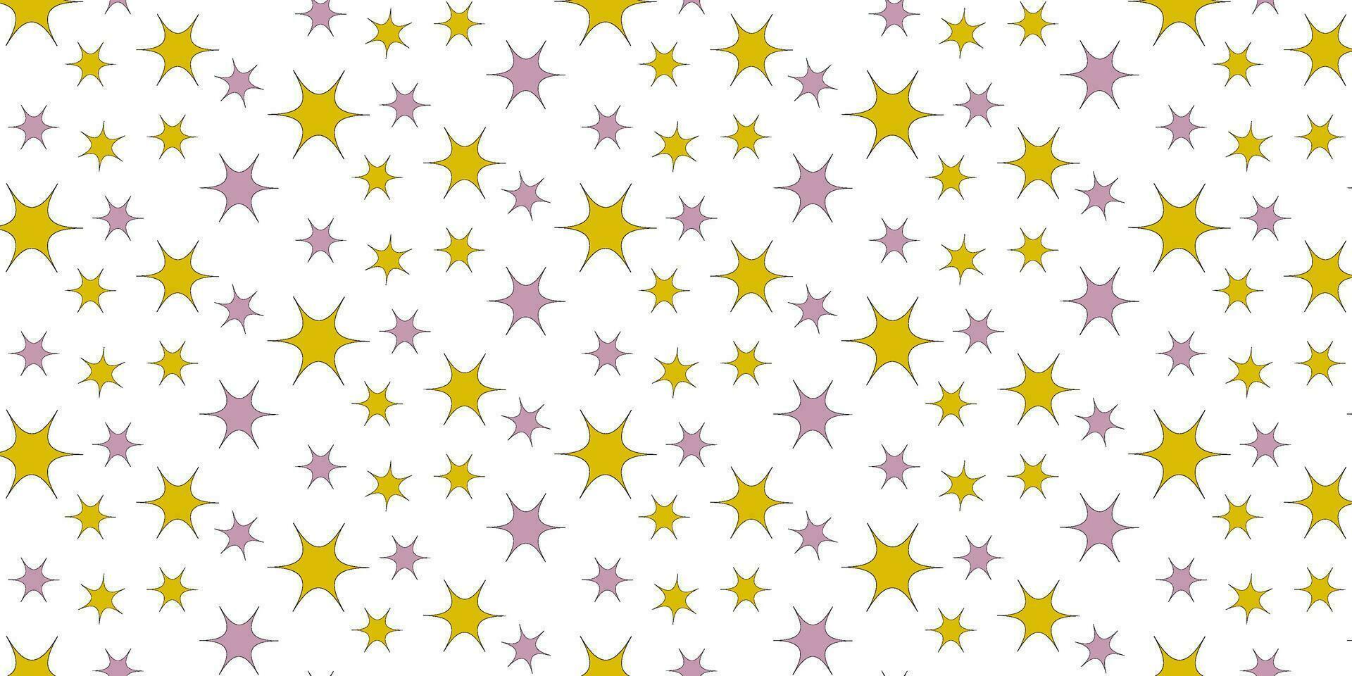 Retro futuristic pattern. Star shape set. Abstract 90s aesthetic vector design. Templates for design, posters, textiles, banners.