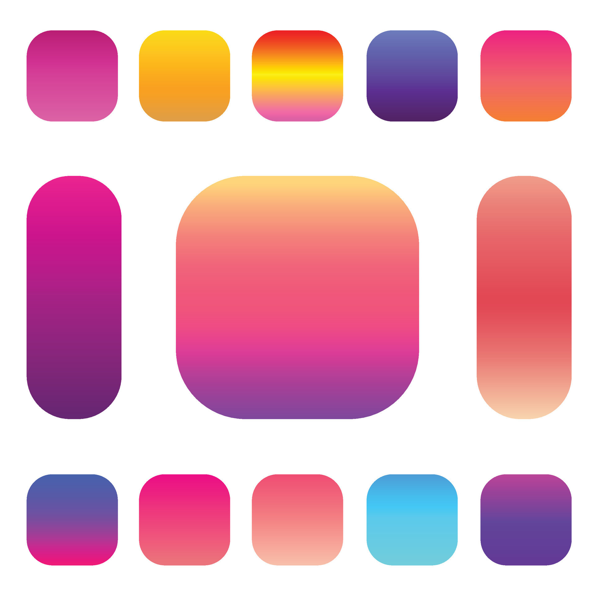 Colorful gradient color palette 26167160 Vector Art at Vecteezy