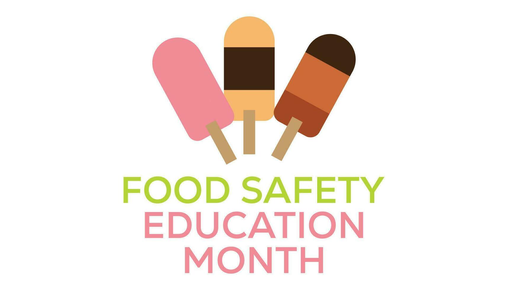 Food Safety education month observed each year during September . Vector illustration on the theme of .