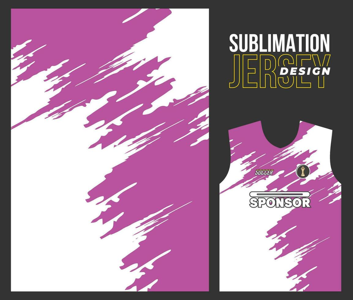 Vector jersey sports design for racing cycling football gaming motocross