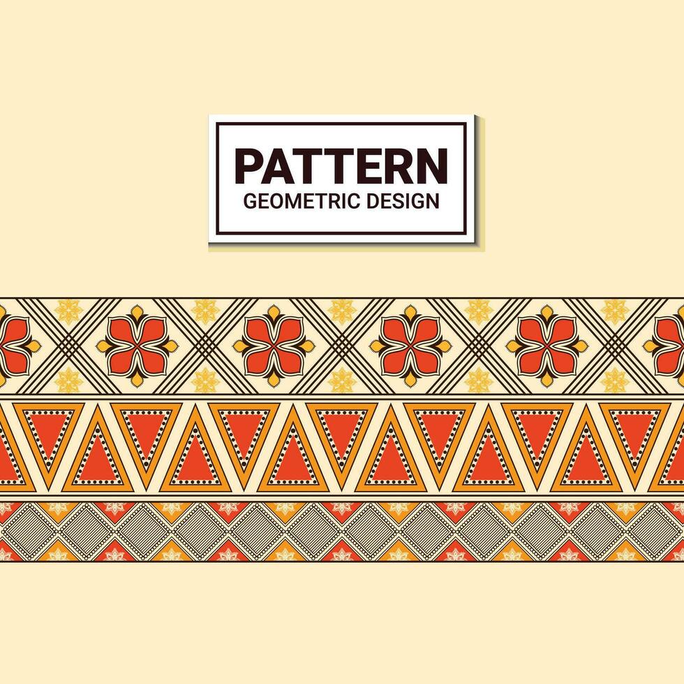 Scandinavian ethnic ornament vector