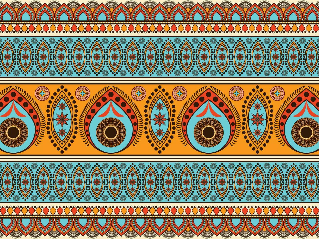 Ethnic seamless pattern vector