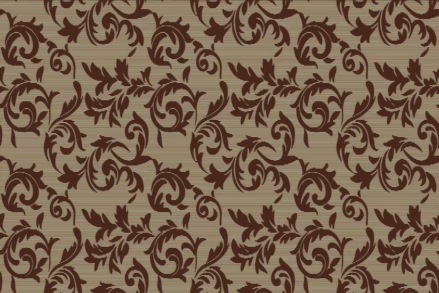 The Brown stylish design for textile vector