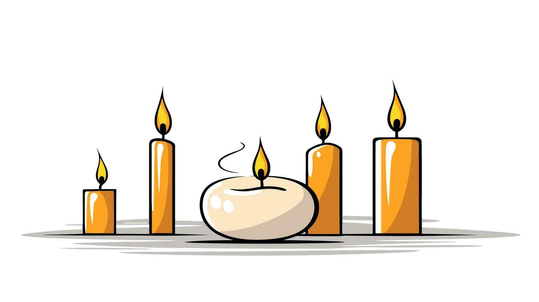 Illuminating Symbolism Exploring the Meaning Behind the Candle Logo vector