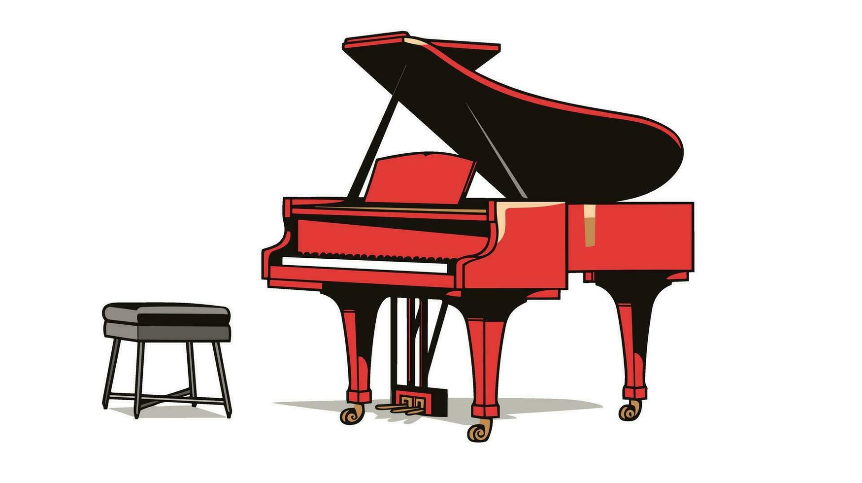 Harmonious Melodies Exploring the Enchanting World of the Piano Banner Image vector