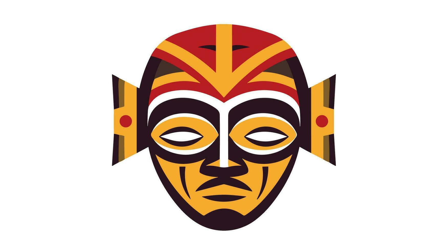 Awe-Inspiring African War Mask Unveiling the Powerful Traditions and Symbolism Behind This Ancient Artifact vector