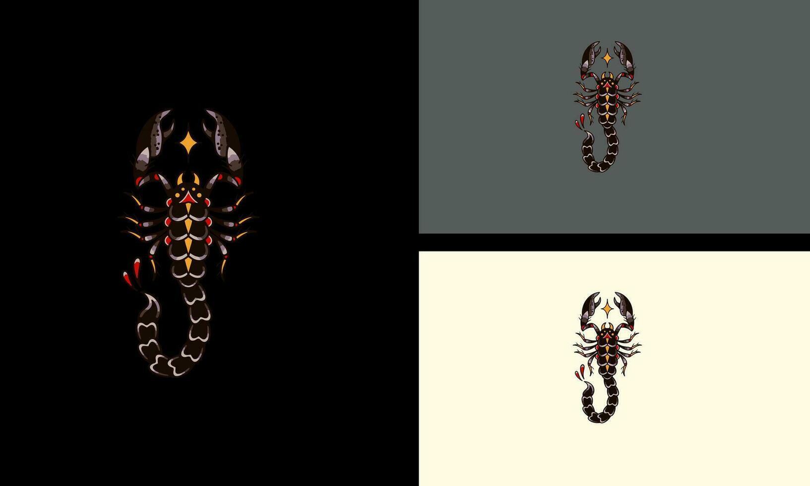 scorpion vector illustration mascot design