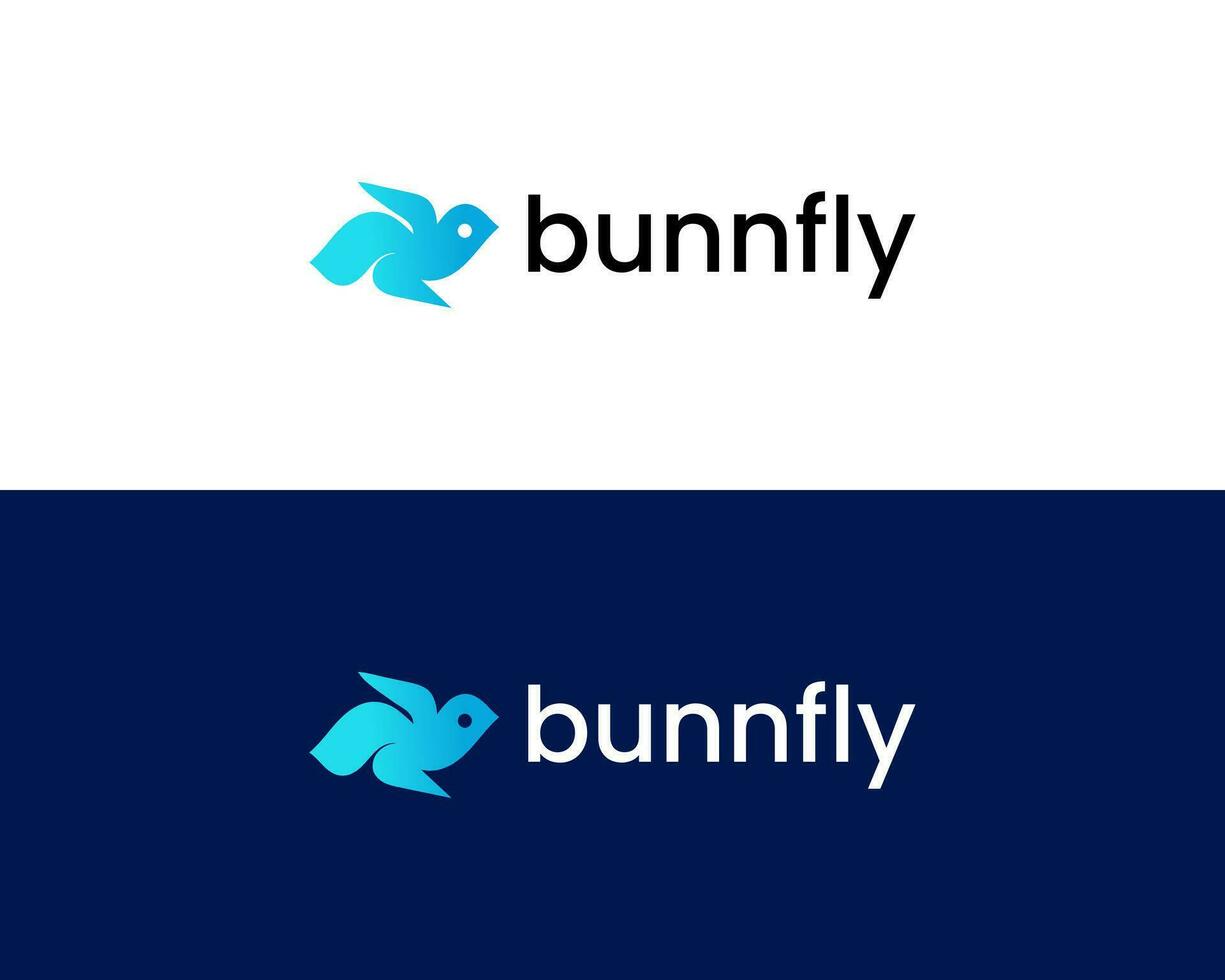 Unique Flying Bird logo design vector concept