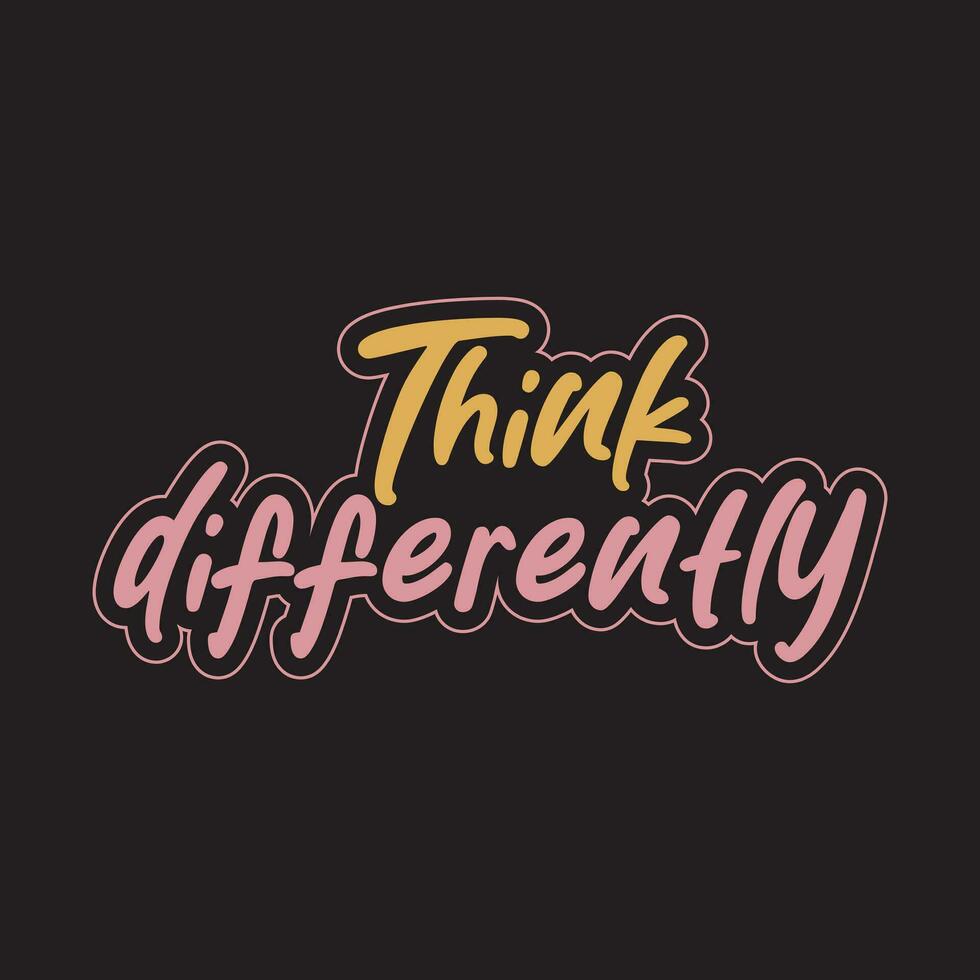Motivational and inspirational quotes lettering text effect typography dark  t shirt design on black background vector