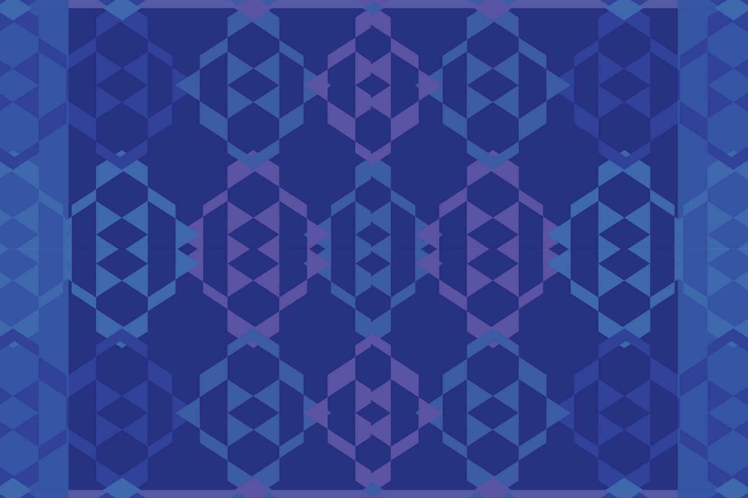 Ethnic zigzag pattern in retro colors, Aztec style seamless vector background