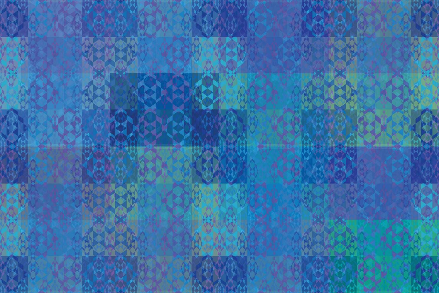 Ethnic zigzag pattern in retro colors, Aztec style seamless vector background