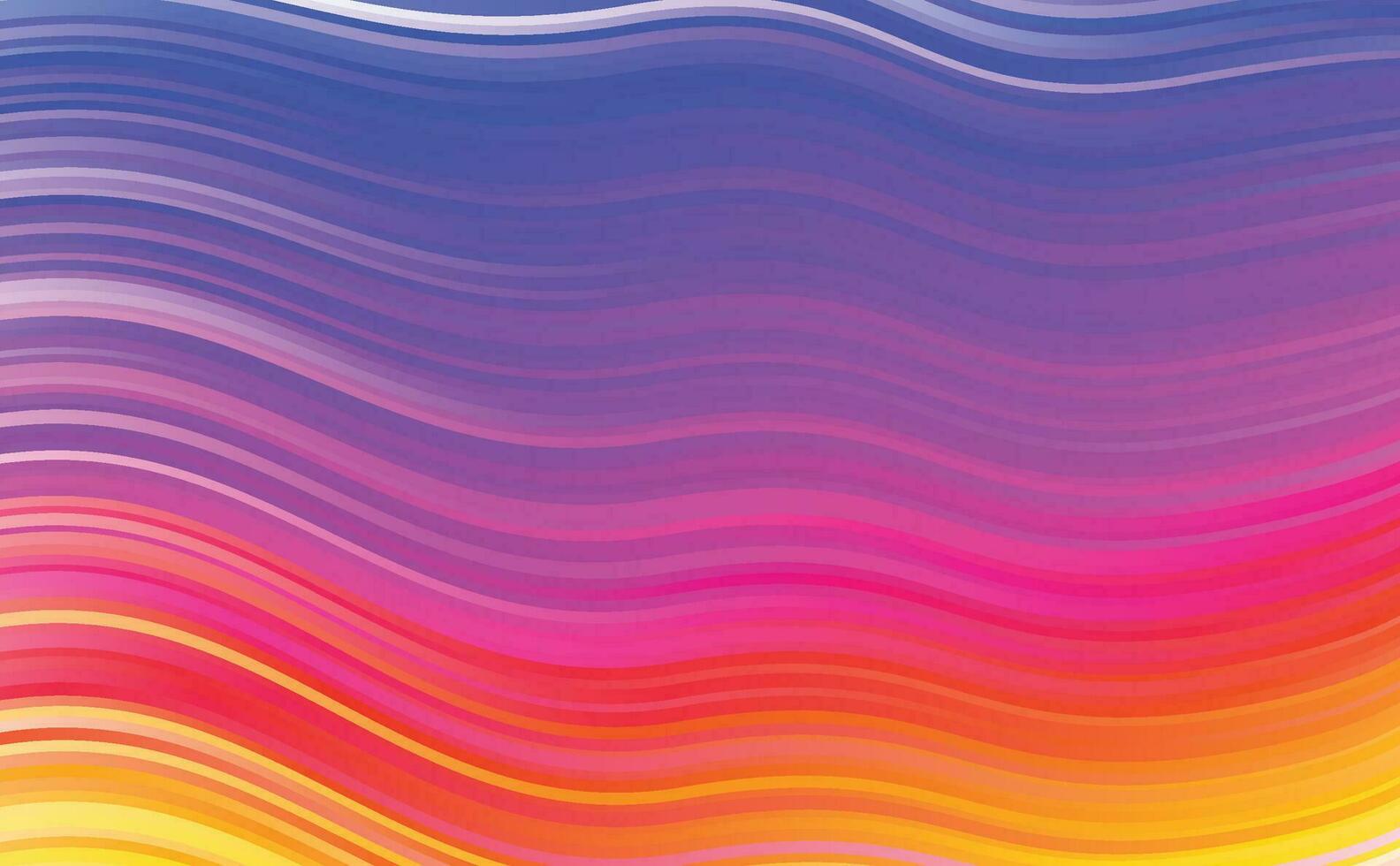 Abstract colorful wavy gradient background smooth color vector