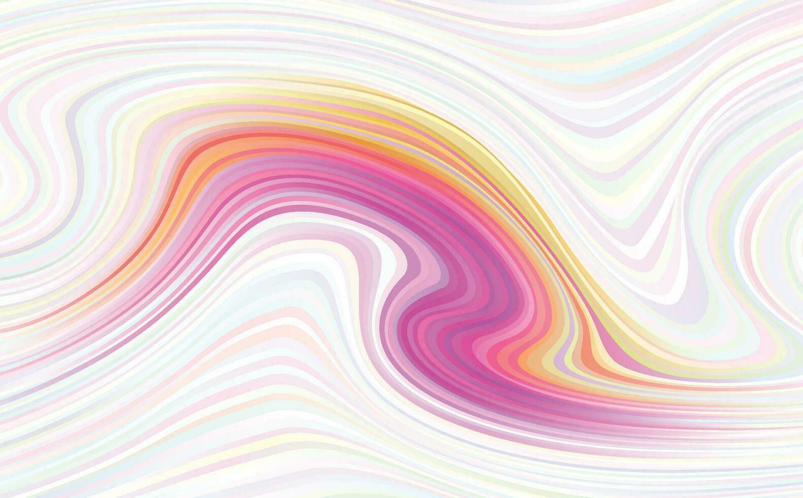 Abstract colorful wavy gradient background smooth color vector