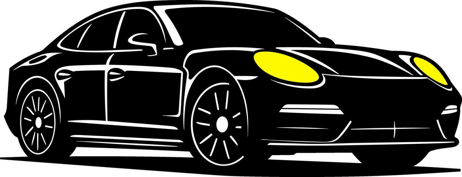 sport car, race car icon vector illustration icon flat style isolate on background