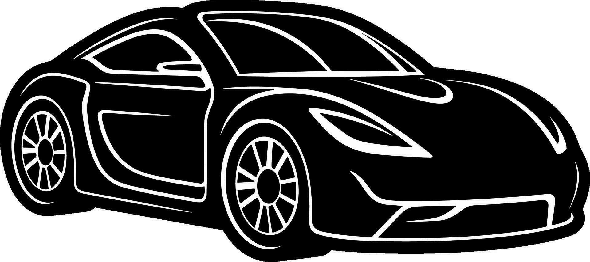 sport car, race car icon vector illustration icon flat style isolate on background