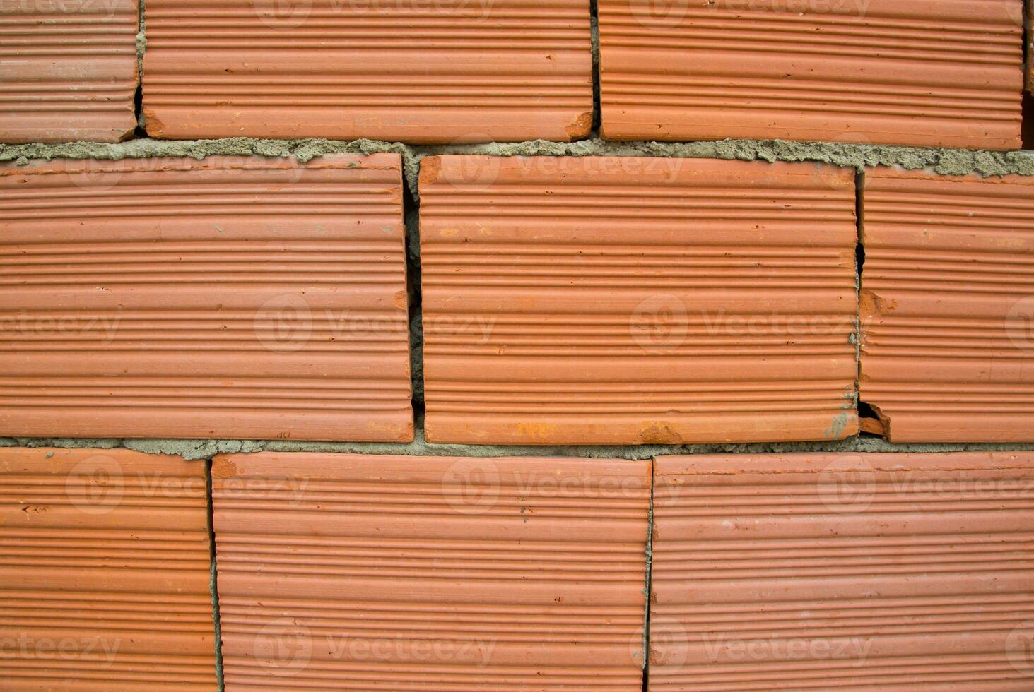 rojo arcilla ladrillos - antecedentes foto