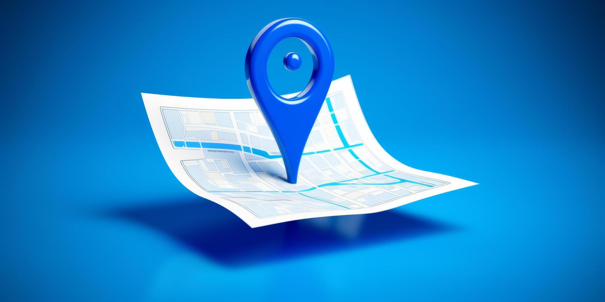 Pin GPS location symbol icon sign maps. Place Business location. route graphic road mark destination, AI Generated photo