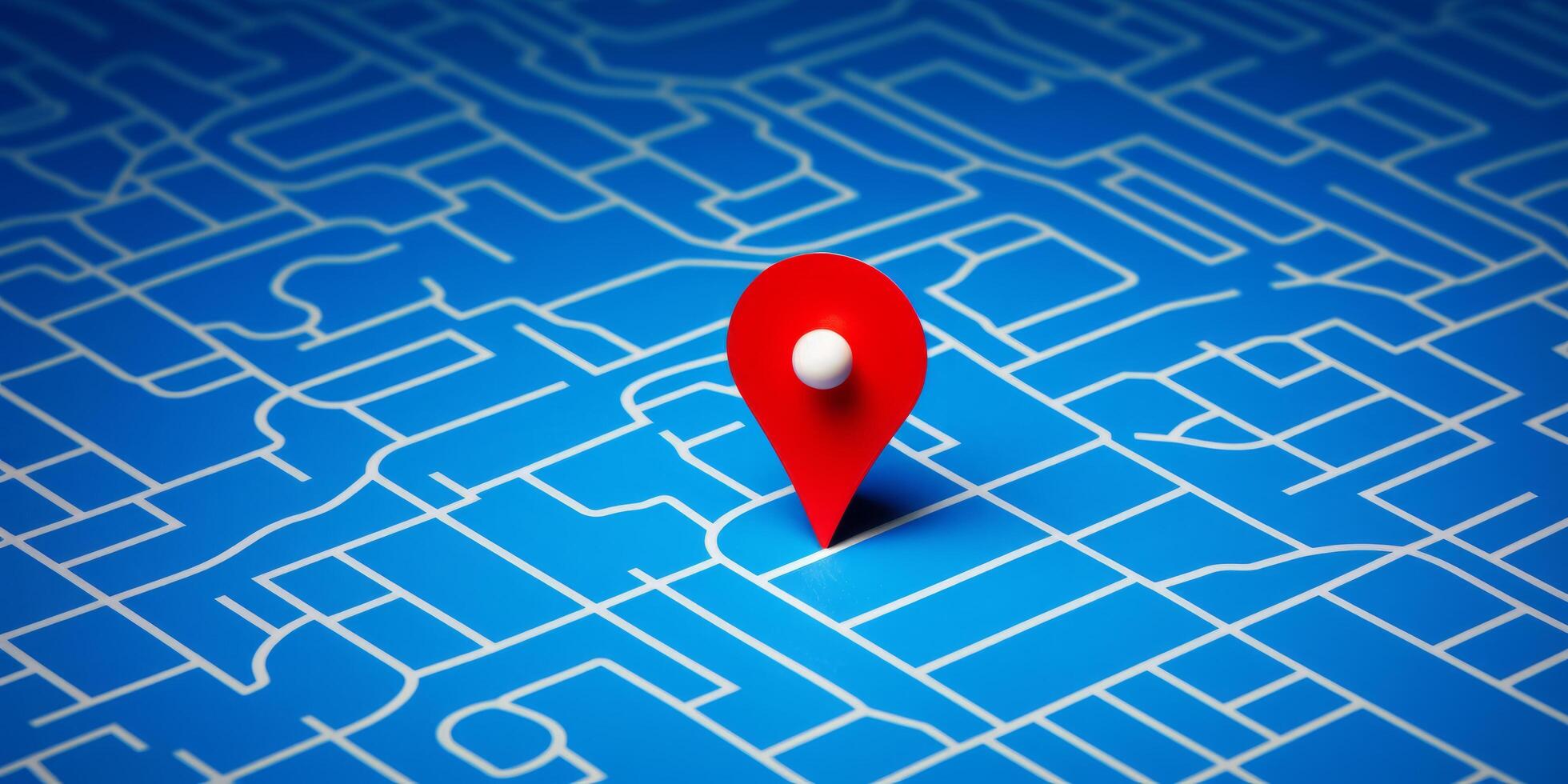 Pin GPS location symbol icon sign maps. Place Business location. route graphic road mark destination, AI Generated photo