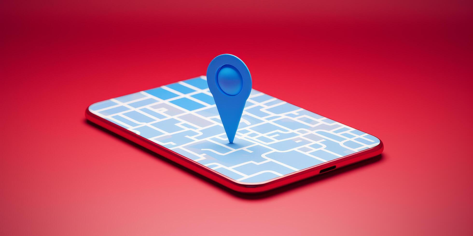 Pin GPS location symbol icon sign maps. Place Business location. route graphic road mark destination, AI Generated photo