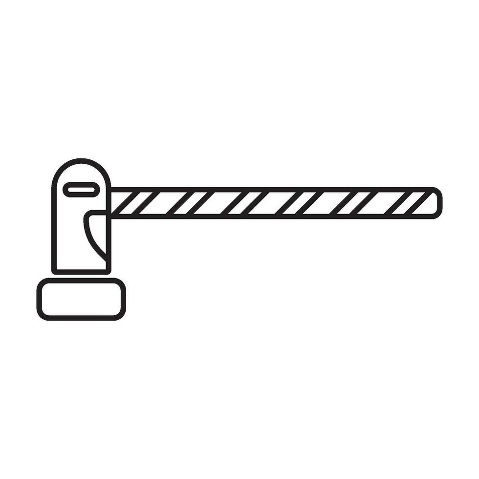 barrier icon vector