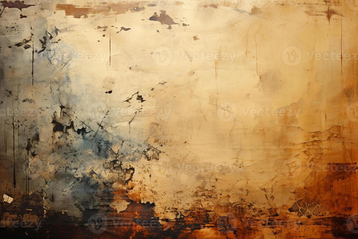 Vintage paper with ink pen marks, an artistic fusion of past and present photo
