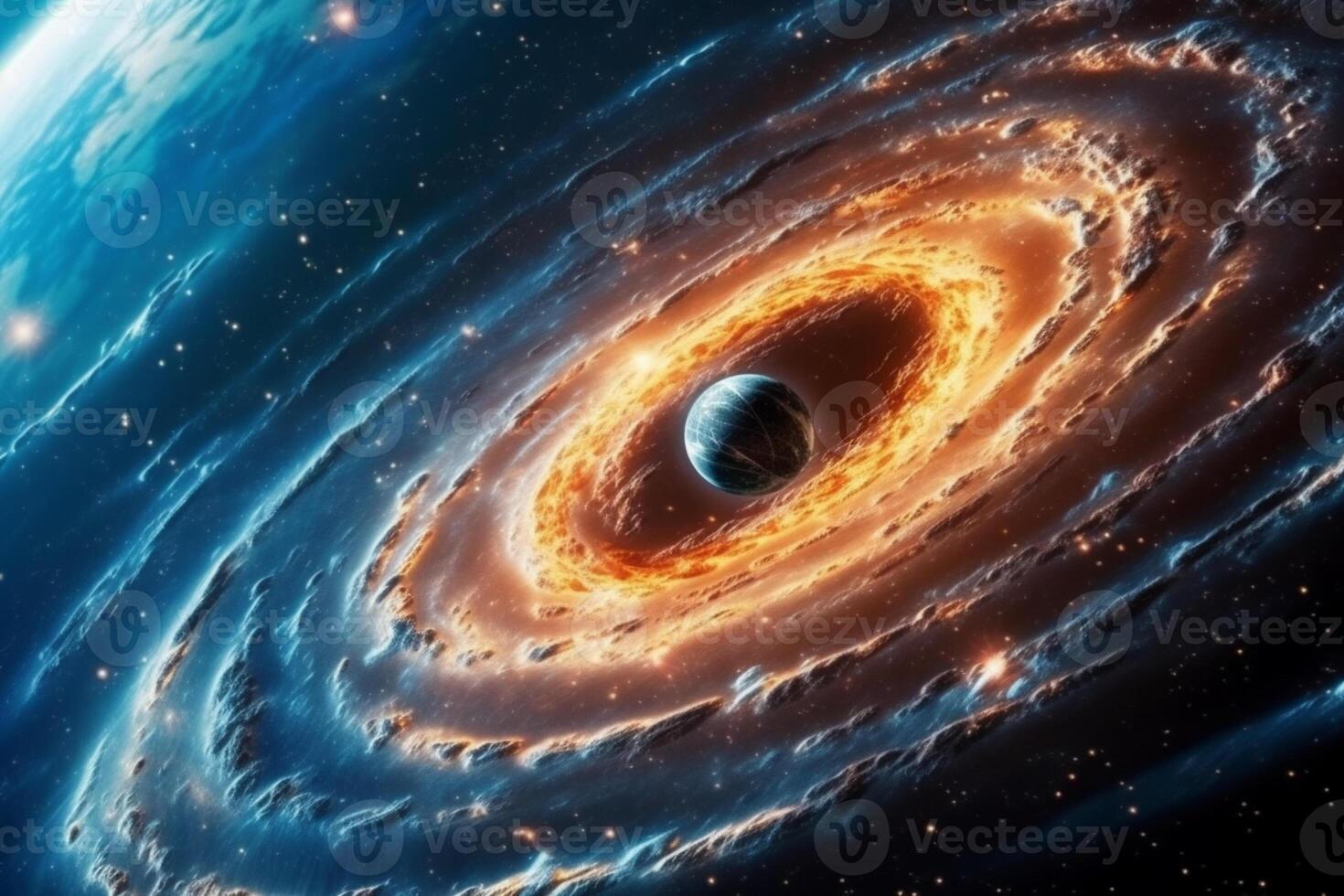 Explorer of the cosmos, beholding the majesty of outer space photo