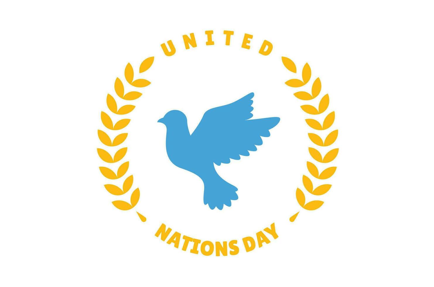 illustration International Day of United Nations vector illustration