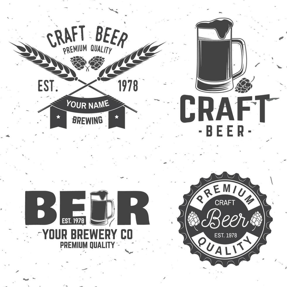 Vintage design for bar, pub and restaurant business. vector