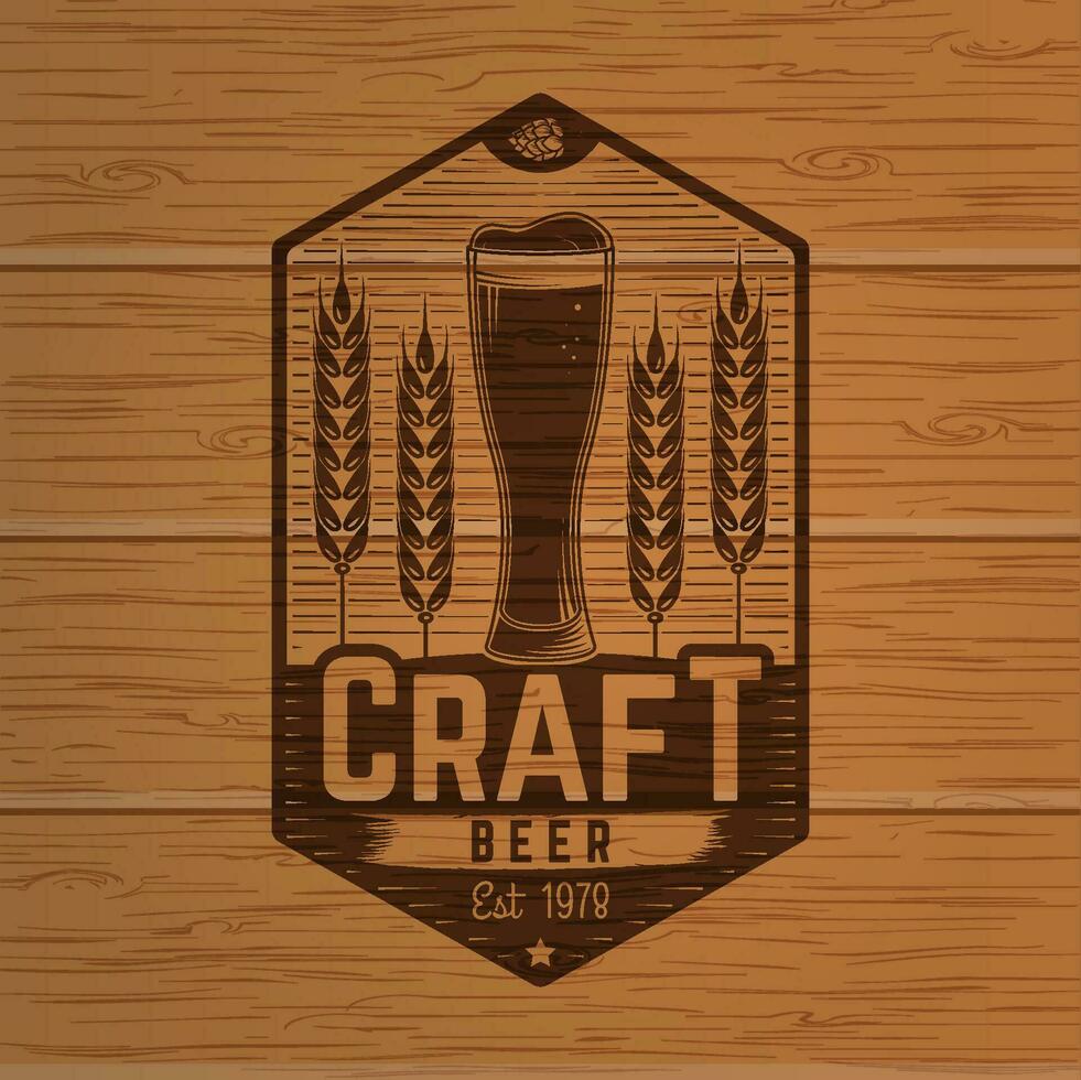Vintage design for bar, pub and restaurant business. vector