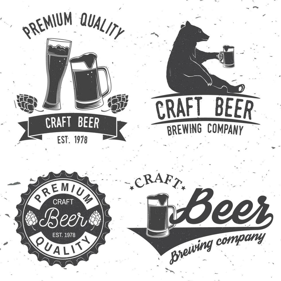 Vintage design for bar, pub and restaurant business. vector