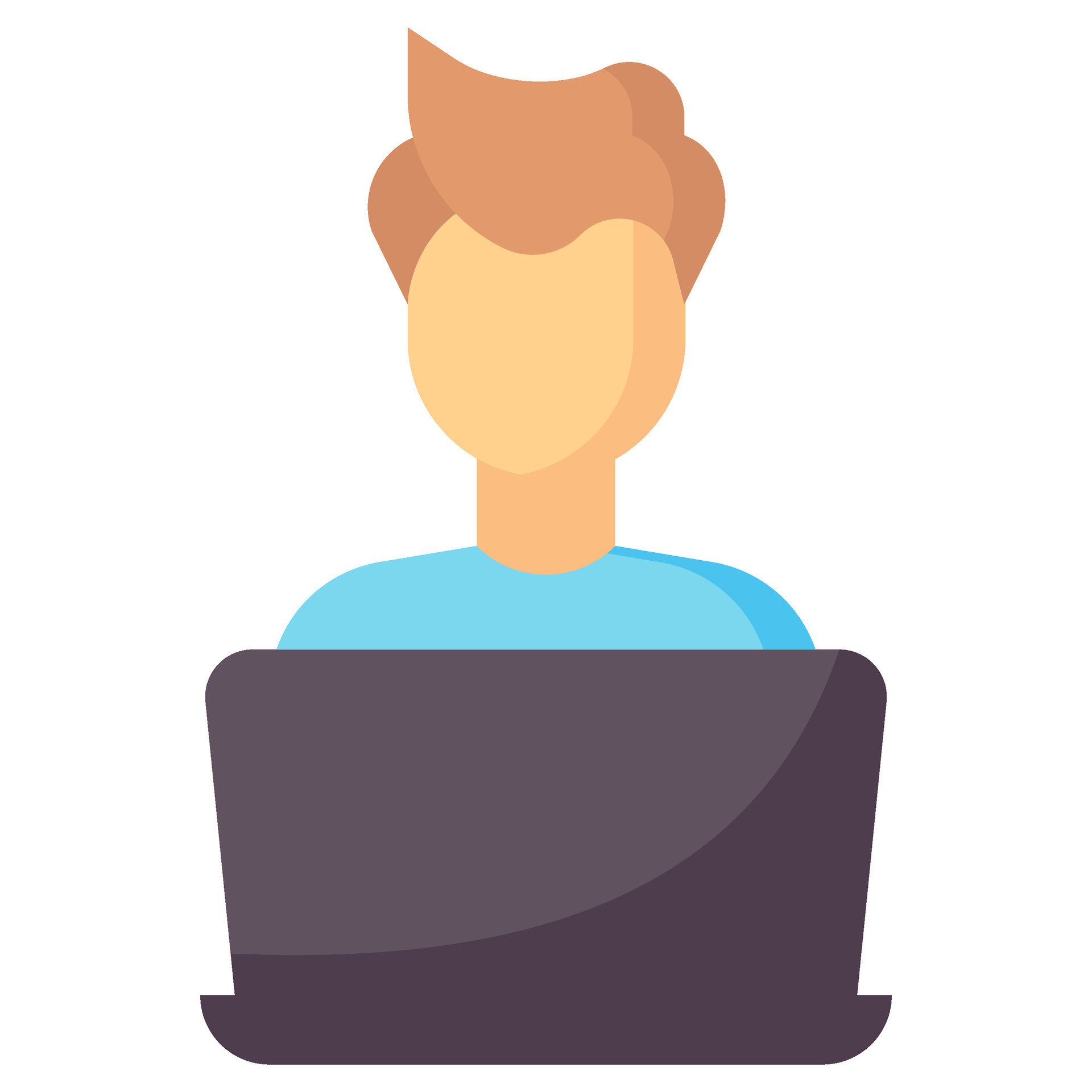 programmer avatar vector flat icon 26174939 Vector Art at Vecteezy