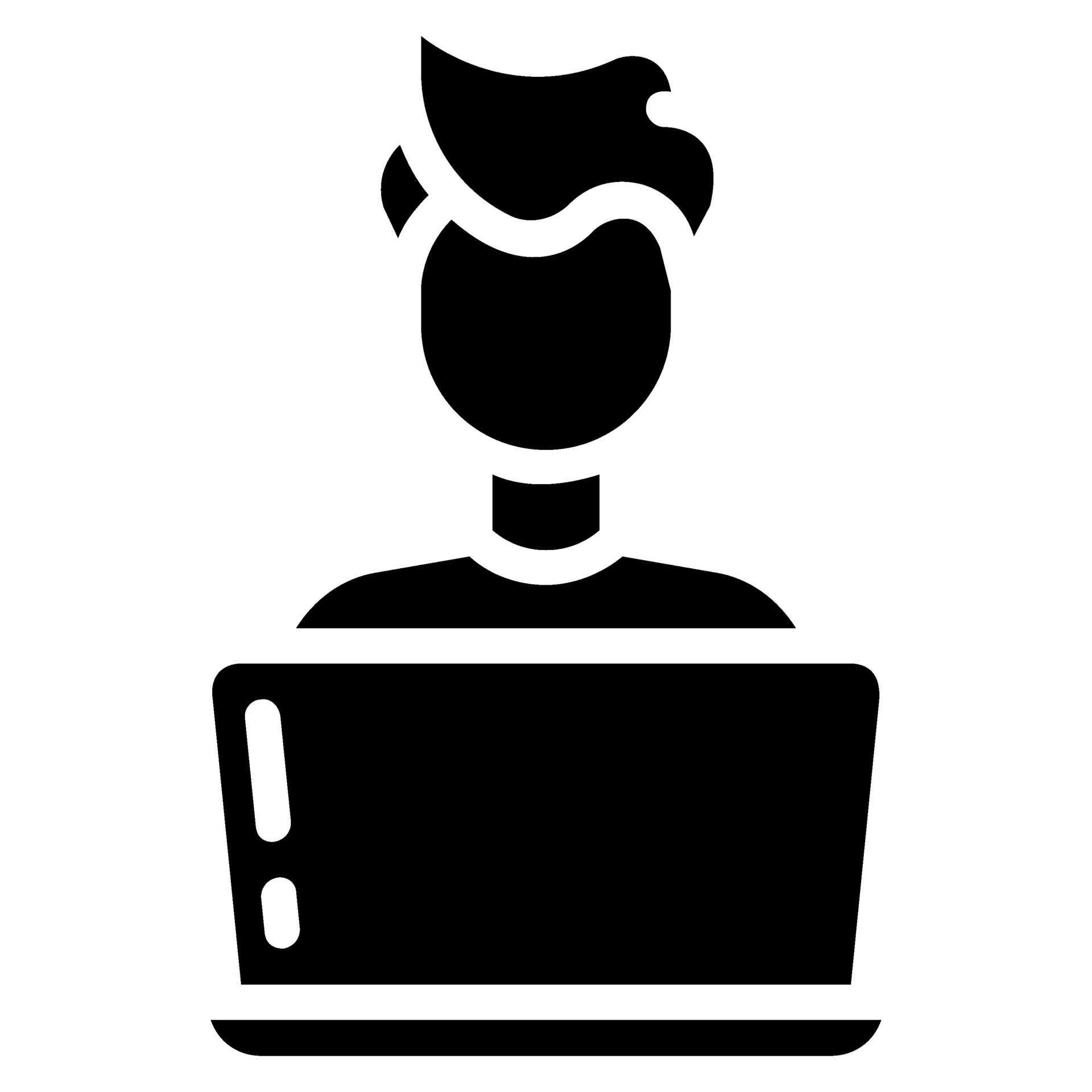 programmer avatar vector glyph icon 26175034 Vector Art at Vecteezy