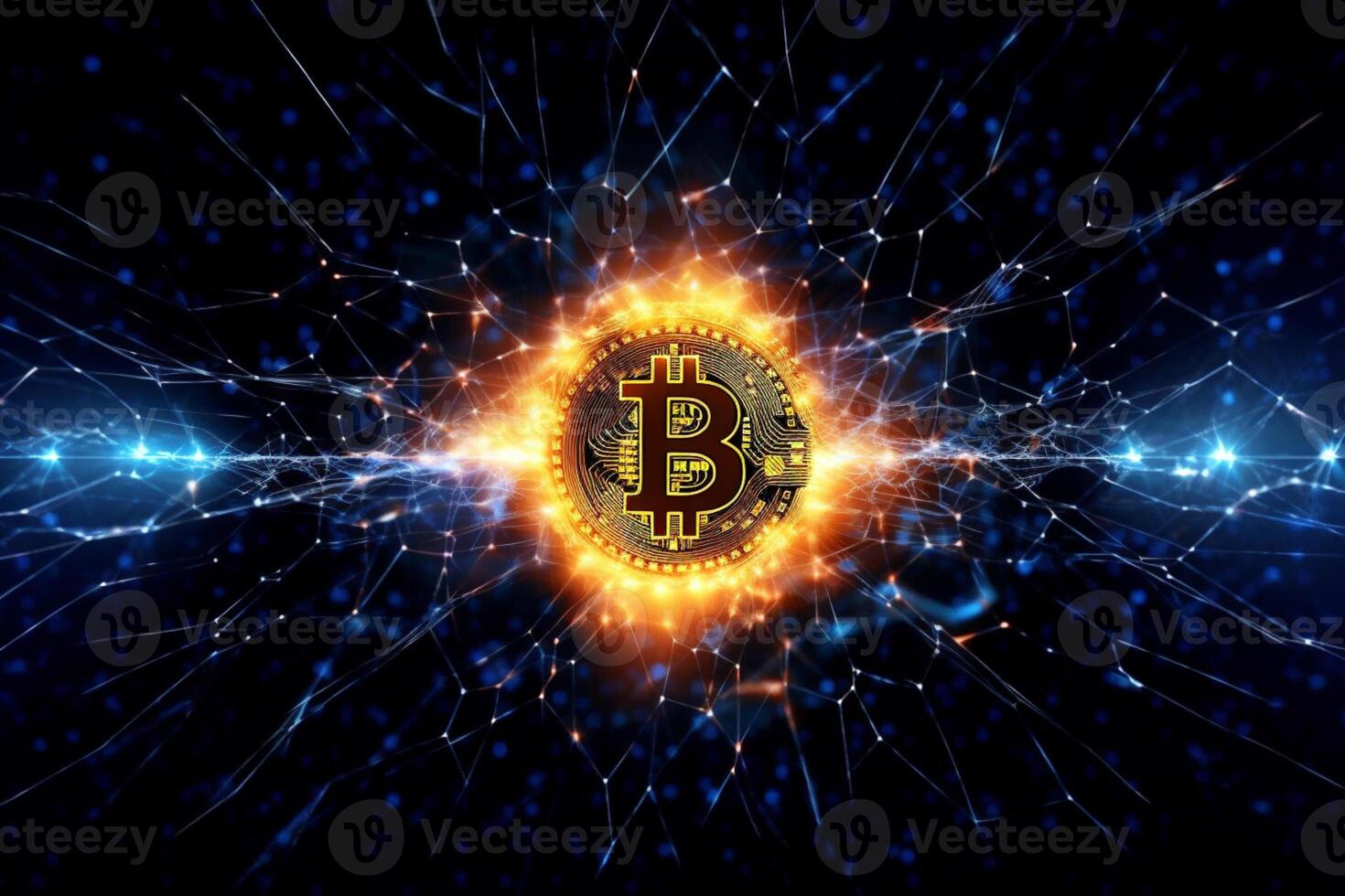 Bitcoin blockchains lightning network showcasing DeFis fast transactions photo