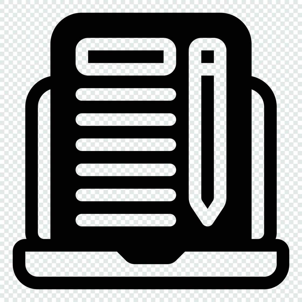 Copywriting Icon. Digital marketing concept. Outline icon vector