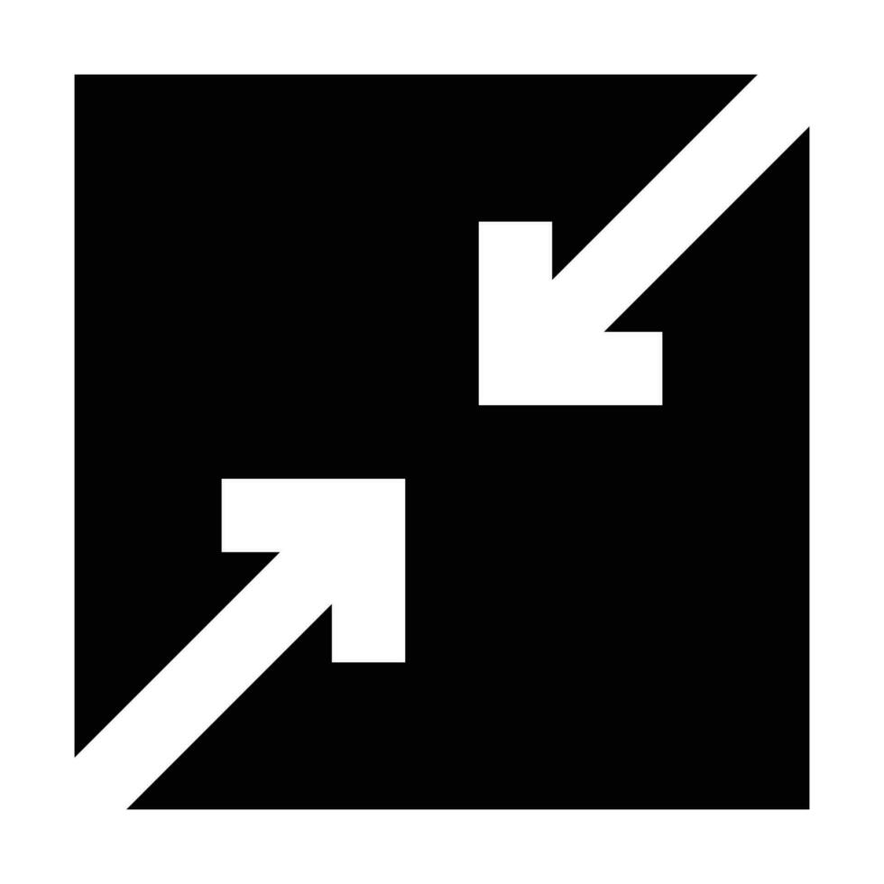 Resize icon. Suitable for website UI design vector