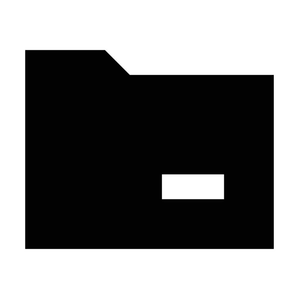 Folder icon. Suitable for website UI design vector