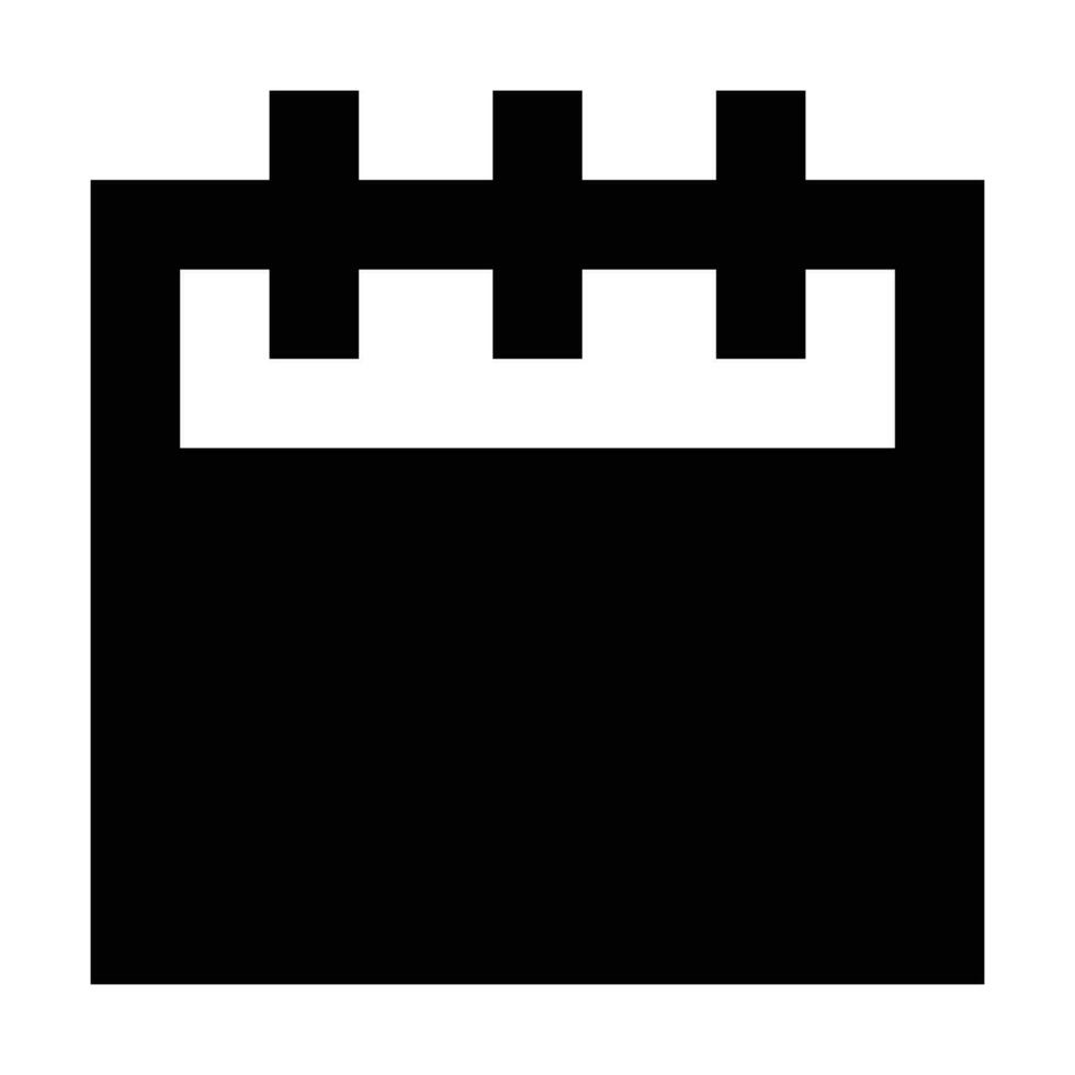 Calendar icon. Suitable for website UI design vector