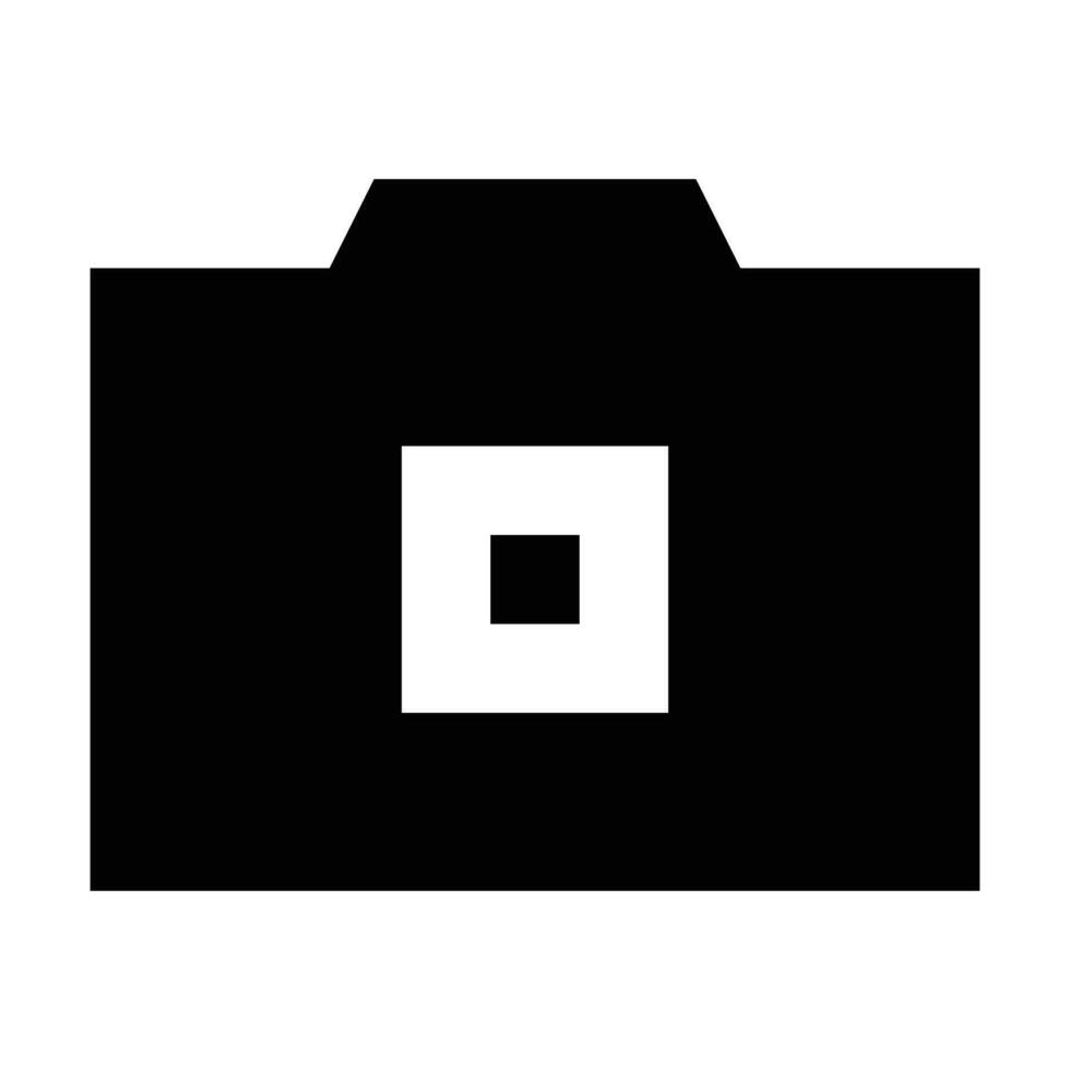 Camera icon. Suitable for website UI design vector