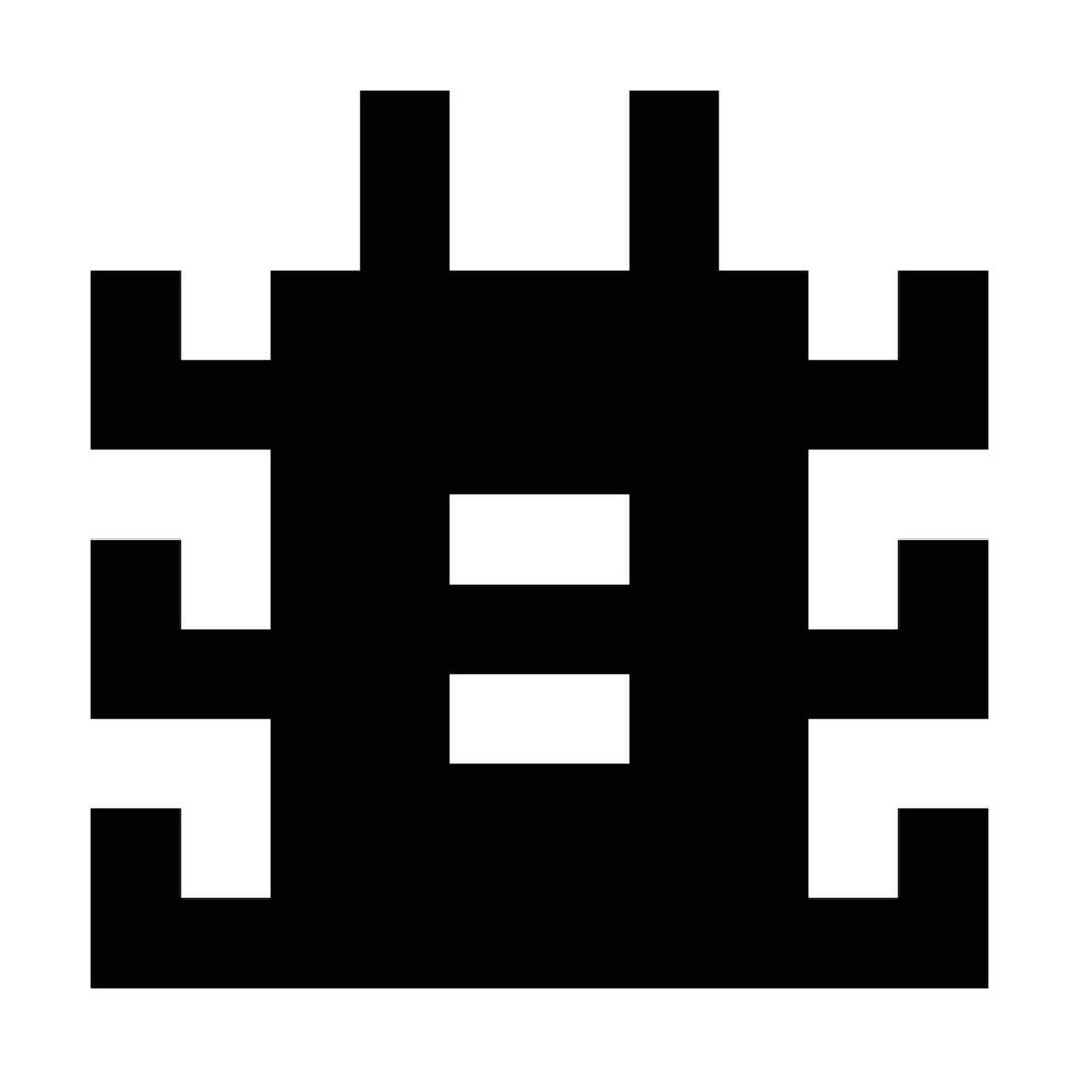 Bug icon. Suitable for website UI design vector