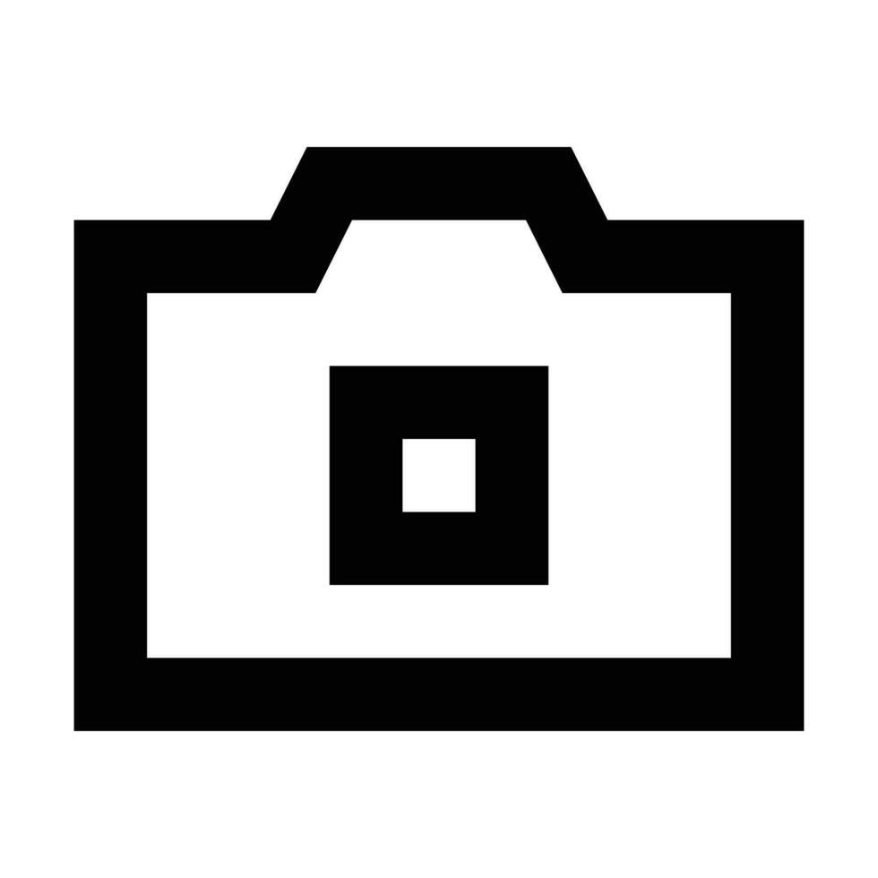Camera icon. Suitable for website UI design vector