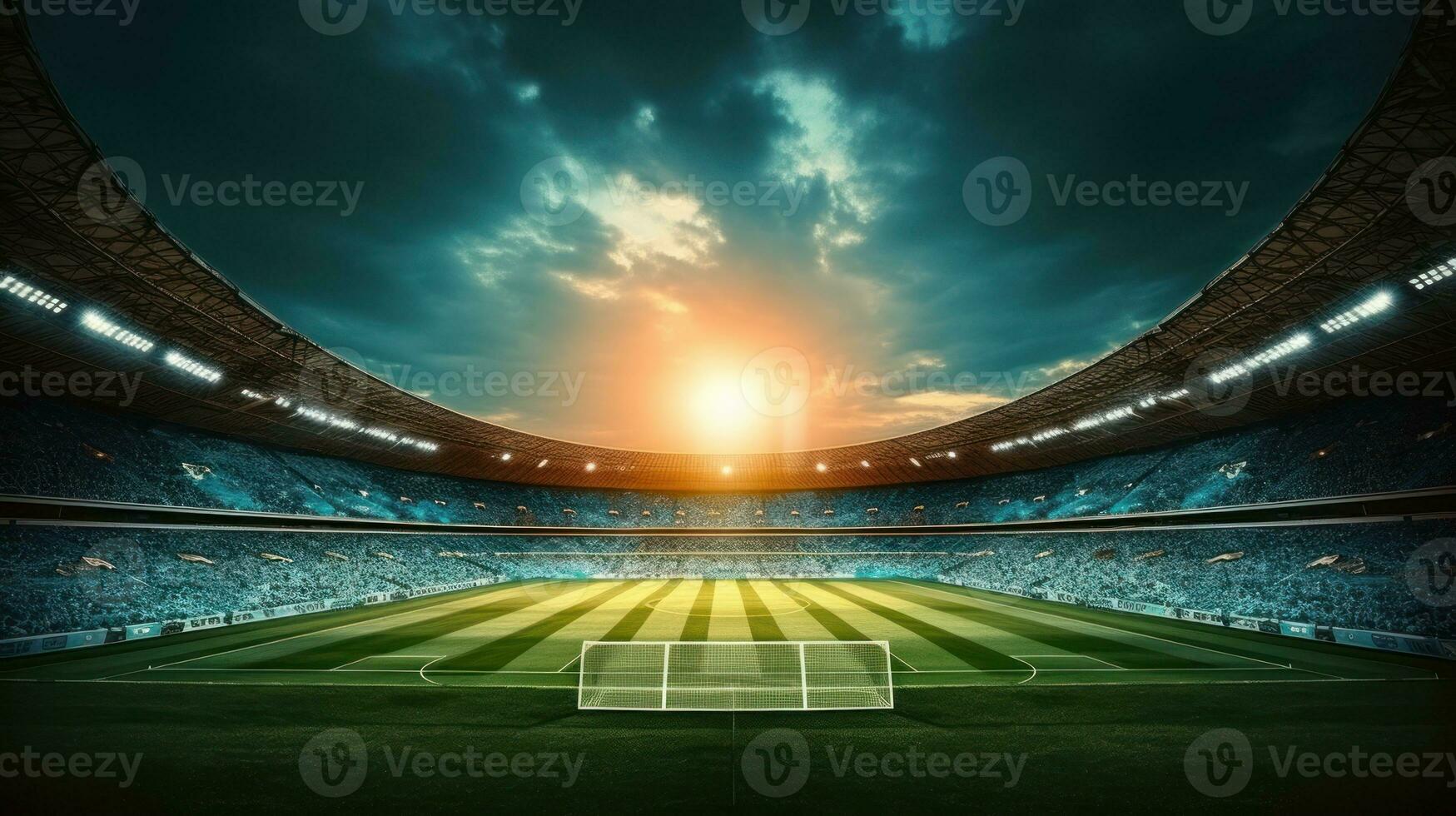 Soccer stadium. Illustration AI Generative 26177825 Stock Photo at Vecteezy