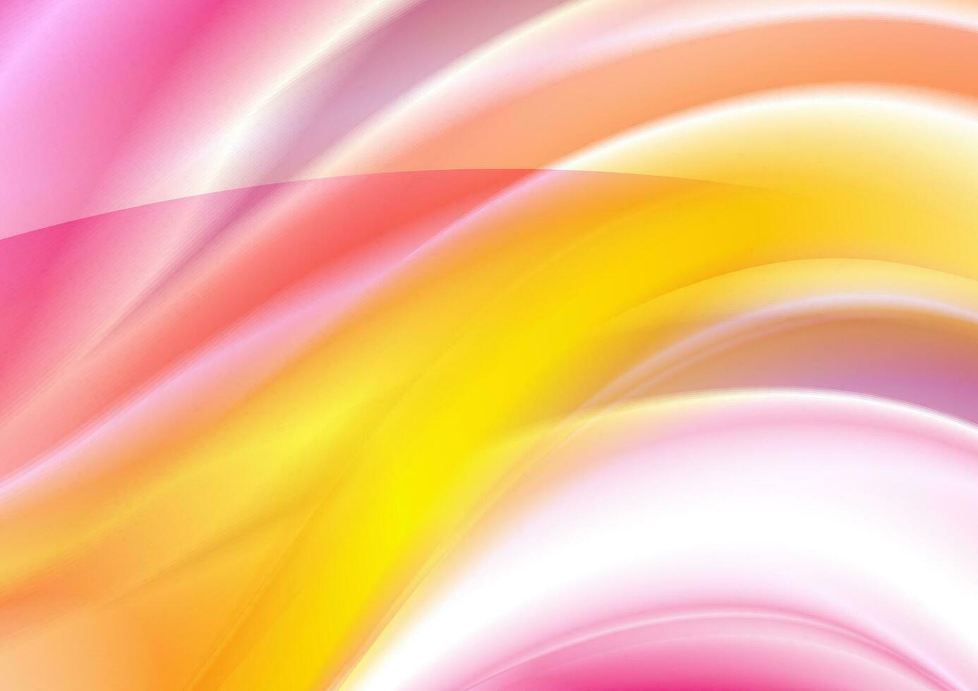 Colorful smooth blurred waves background vector