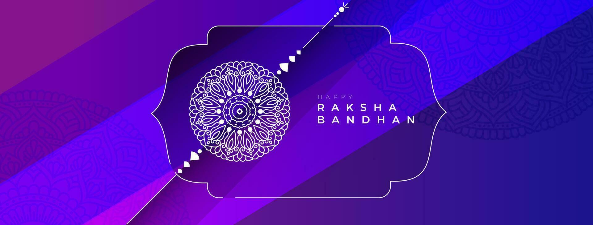 Happy Raksha Bandhan Header Banner Background Design Illustration vector