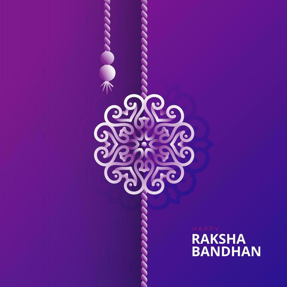 Happy Raksha Bandhan Greeting Background Design Illustration vector