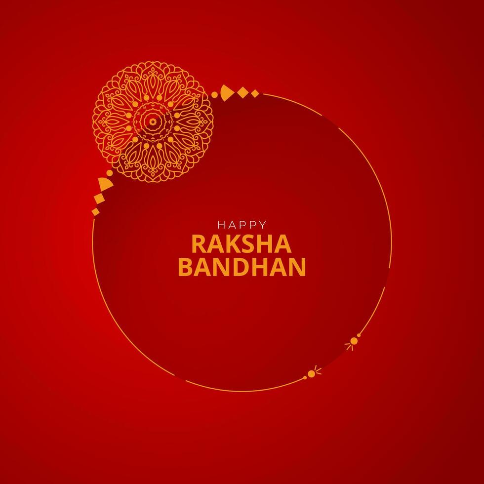 Happy Raksha Bandhan Greeting Background Design Illustration vector