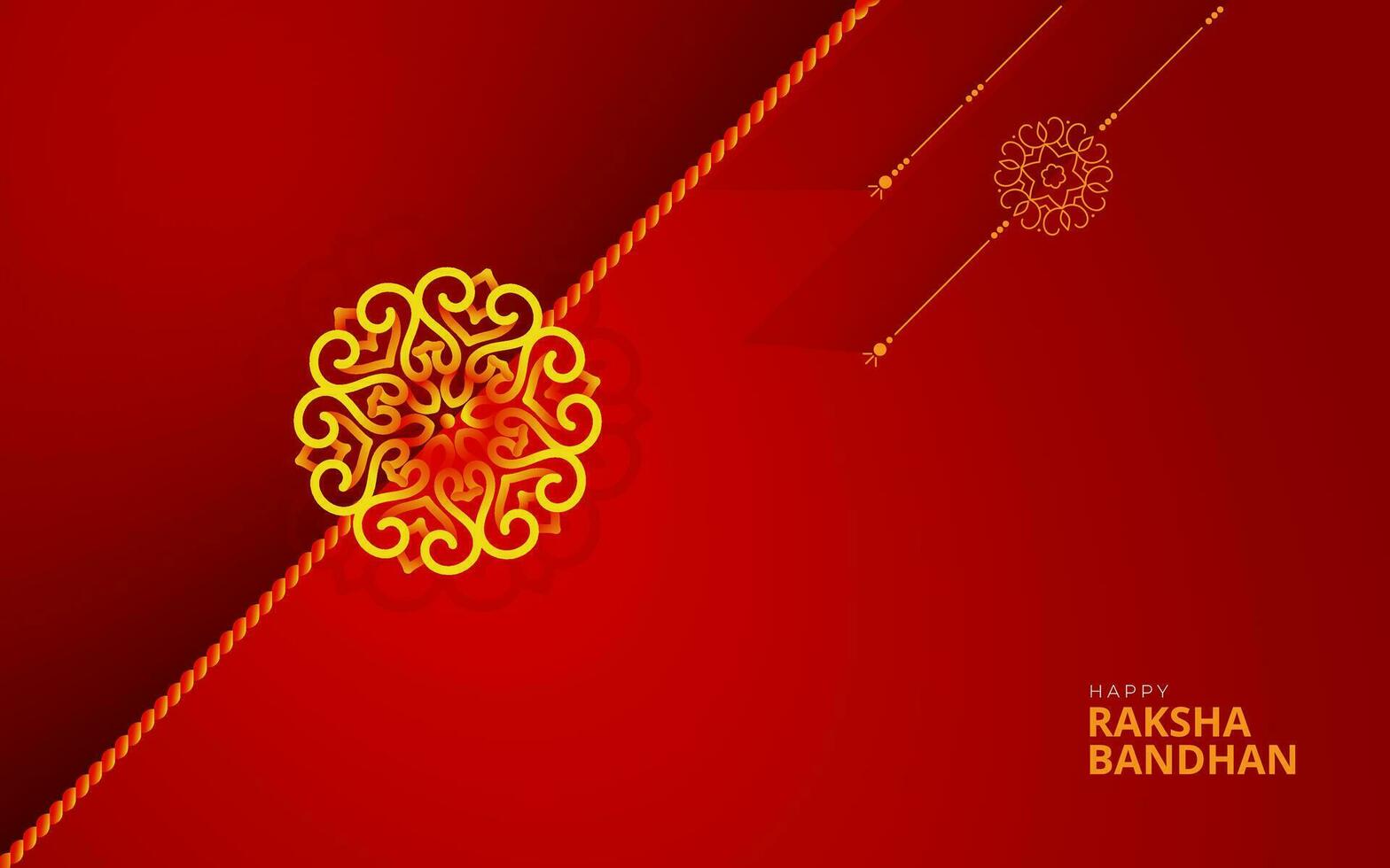 Happy Raksha Bandhan Greeting Background Design Illustration vector