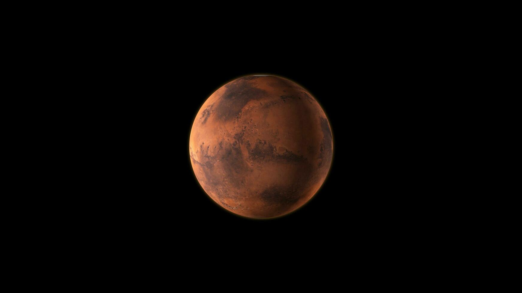 planet mars 4k. photo