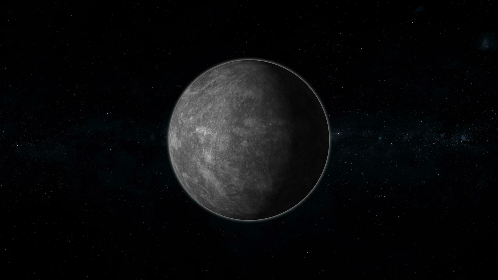 Mercury Planet background. photo