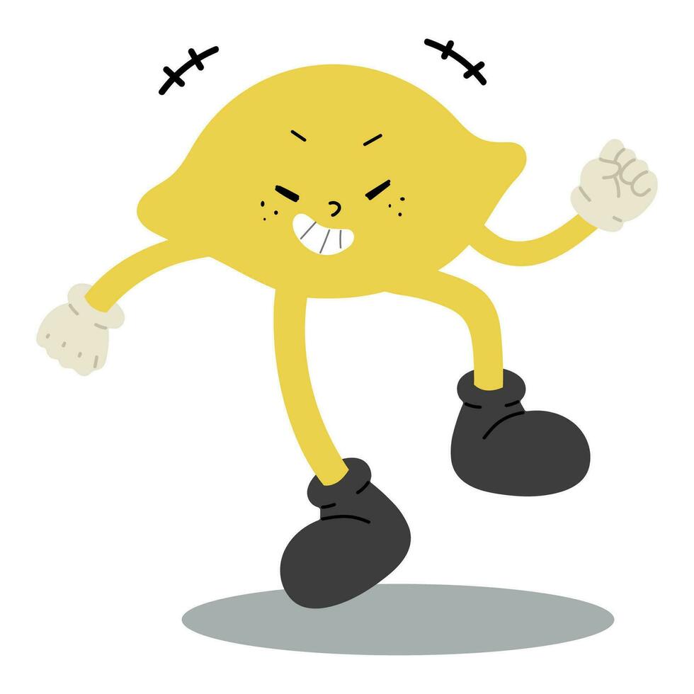 Lemon Character Single vector