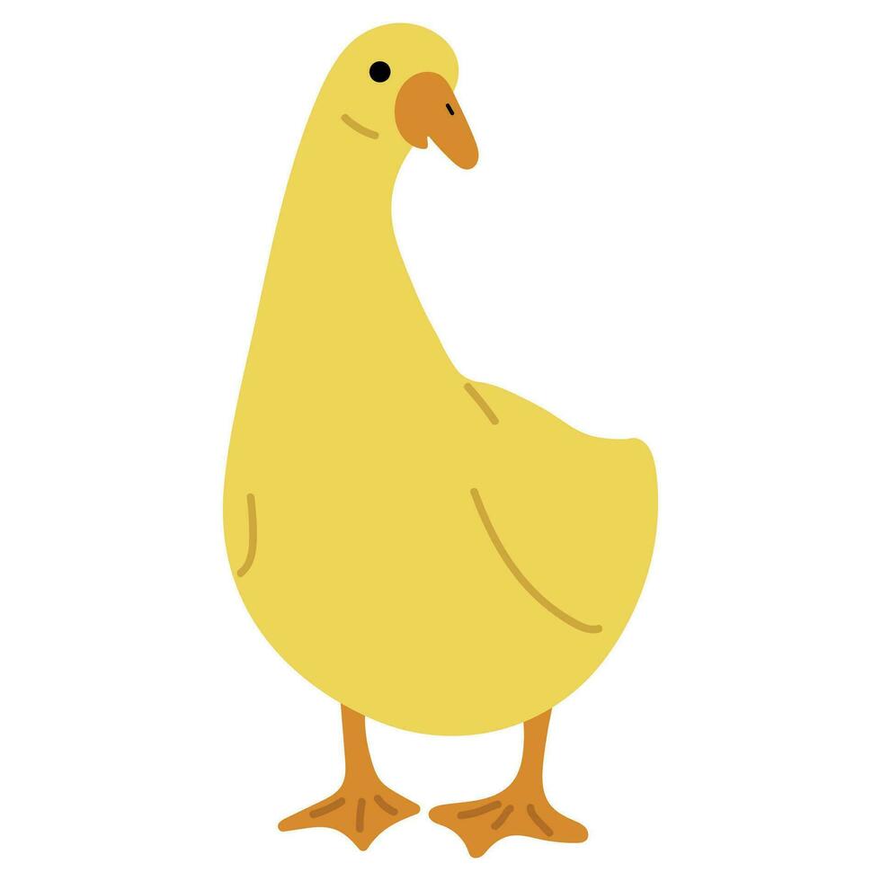 Duck Yellow Single vector